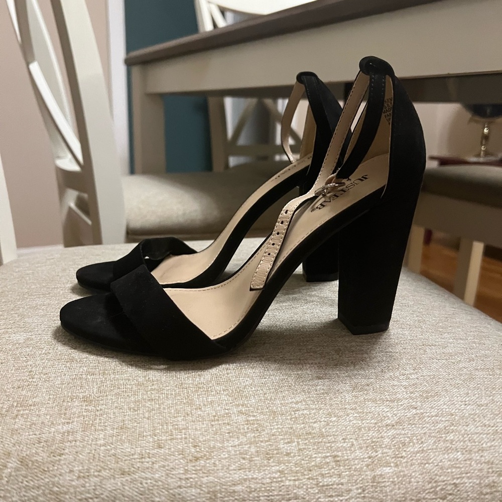 4” black heels